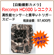 自動撮影カメラReconyx HC600 レコニクス