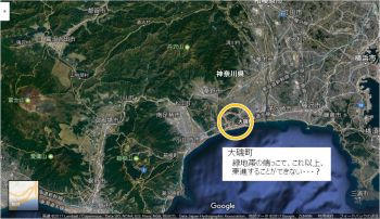 神奈川県大磯町地図1（参考：グーグルマップ）