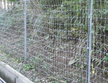 鳥獣被害対策用金網フェンス
