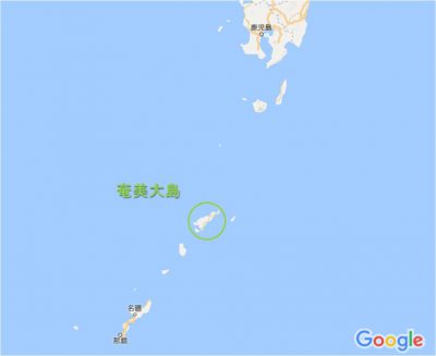 奄美大島の地図