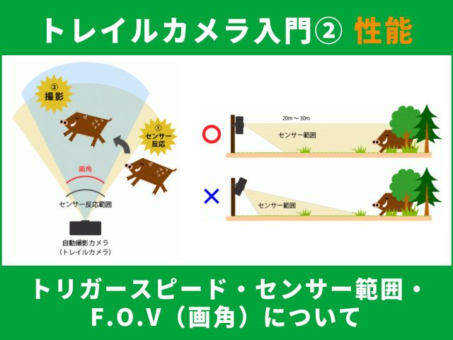 入門②：自動撮影カメラ（トレイルカメラ）って、どんなカメラ？～カメラ性能について～