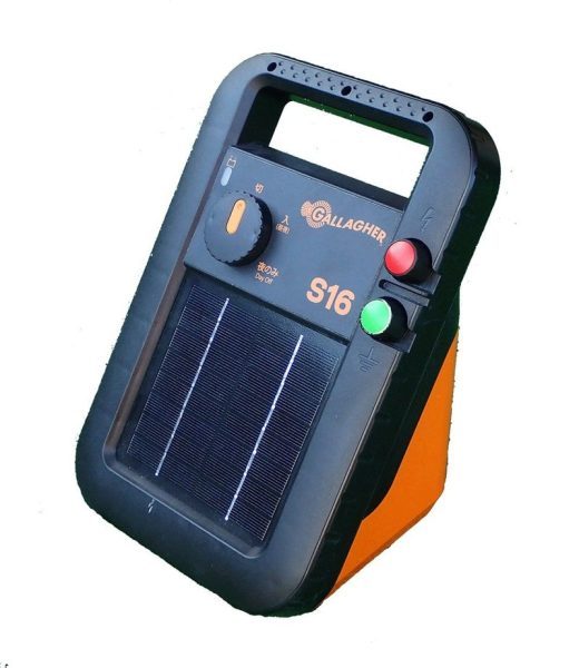 ガラガーミニソーラーS16x 電気柵本体（ソーラー・バッテリー・アース付き）