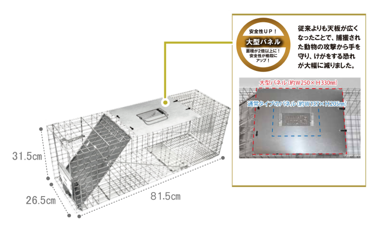 アニマルトラップ Model1079セイフティ