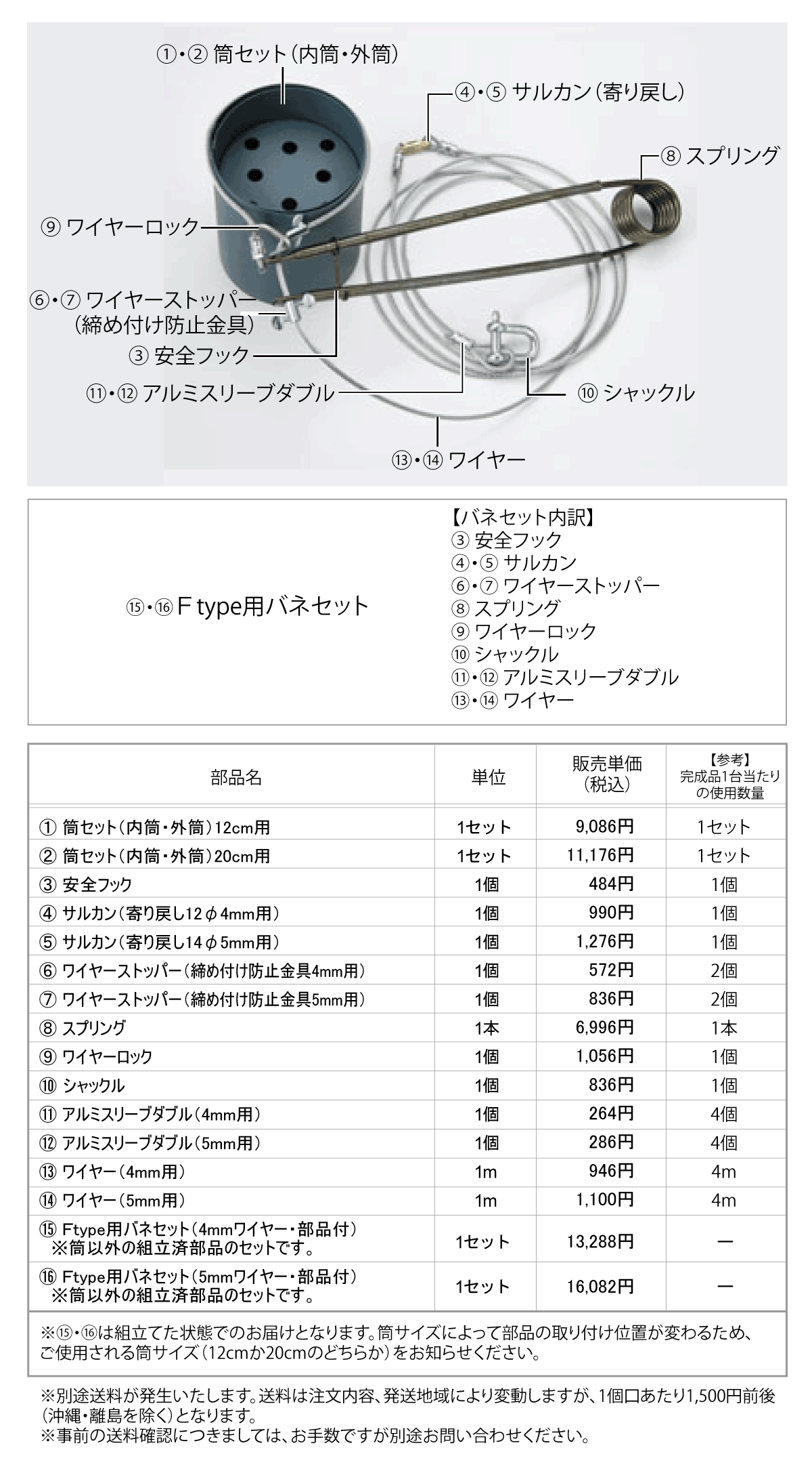 栄工業　足くくり罠（4mm・20cm）　Fタイプ　IS-7　No.607 - 2