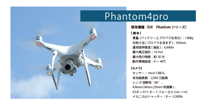 ドローン UAV Phantom4pro