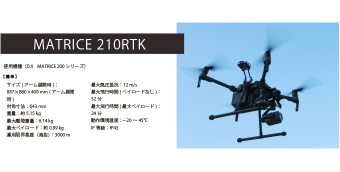 ドローン UAV MATRICE210RTK