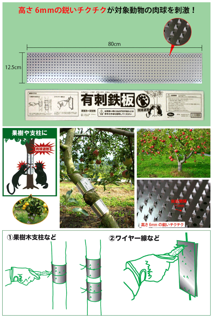 有刺鉄板